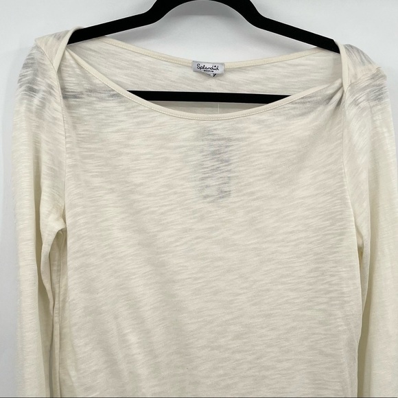 NEW! Splendid Off White Shirt - Picture 4 of 12